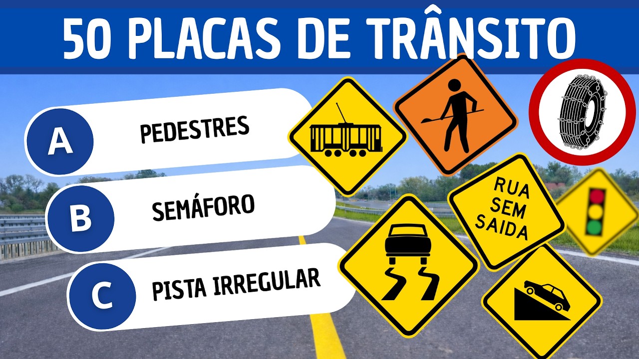 QUIZ DE PLACAS: VOCÊ SABE O NOME OFICIAL?