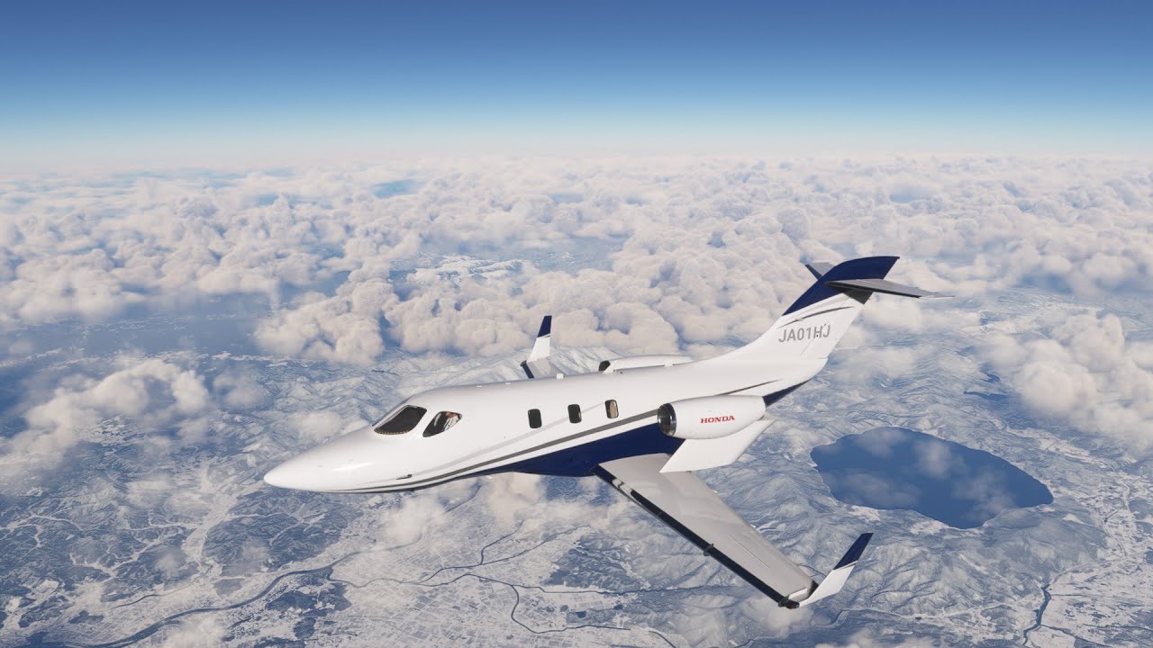 「Microsoft Flight Simulator」プレイ動画 「Honda Jet」で米軍横田基地に着陸してみた。