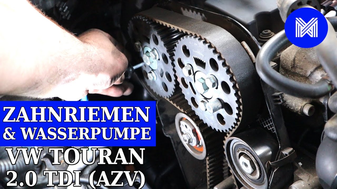 🔧 Zahnriemen & Wasserpumpe wechseln – VW Touran 2.0 TDI (AZV) | Schritt-für-Schritt Anleitung