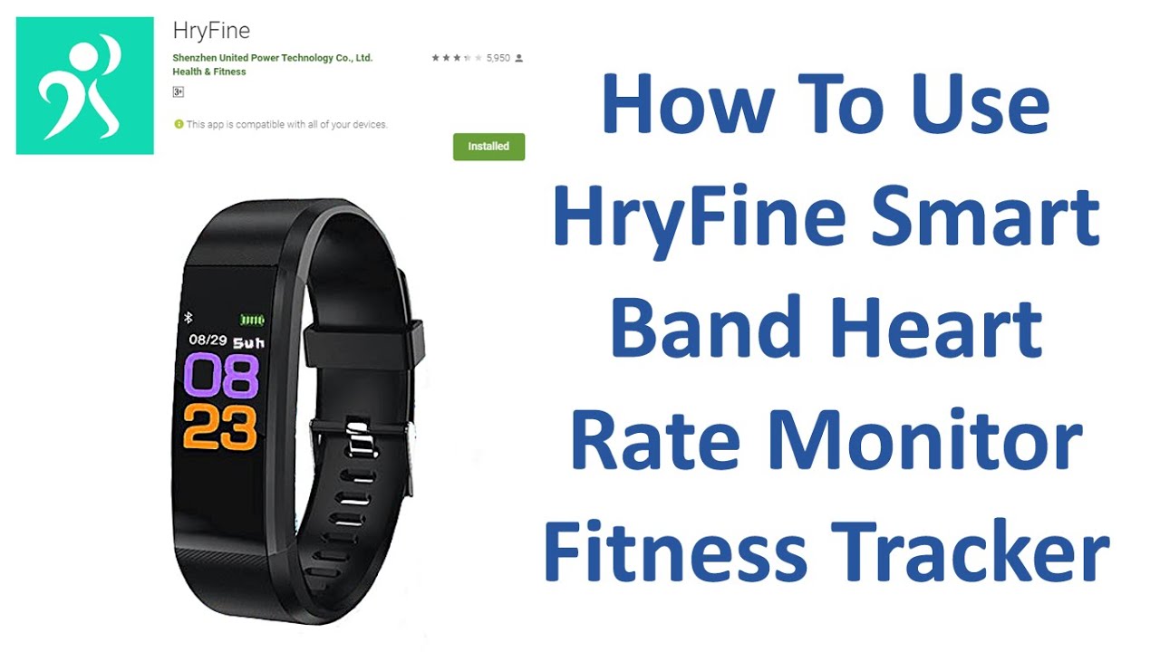 How To Use HryFine ID115 HR Plus Heart Rate Monitor Fitness Tracker