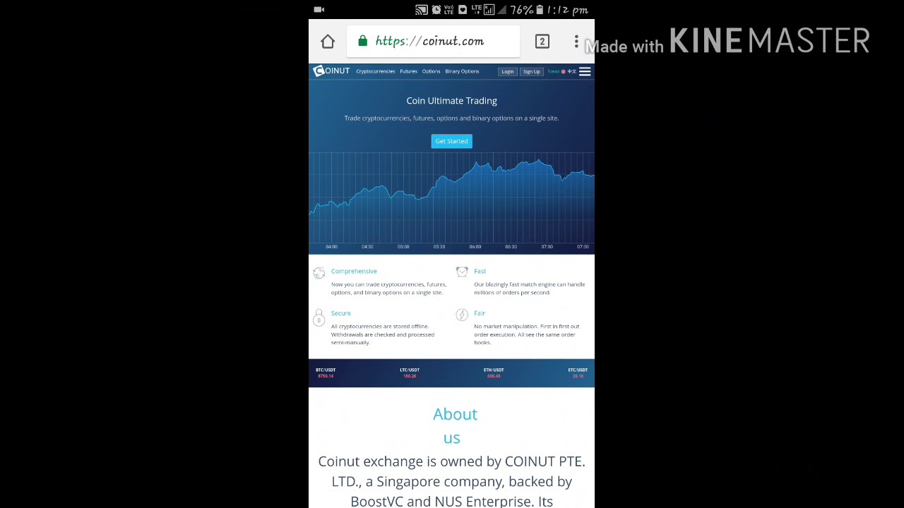 Coinut Exchange- Instant Get Free 1 LTC Coin