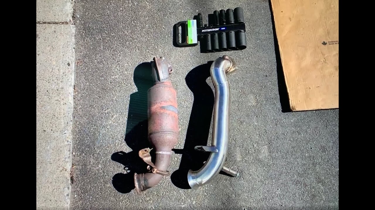 Swapping out the Mini's Downpipe
