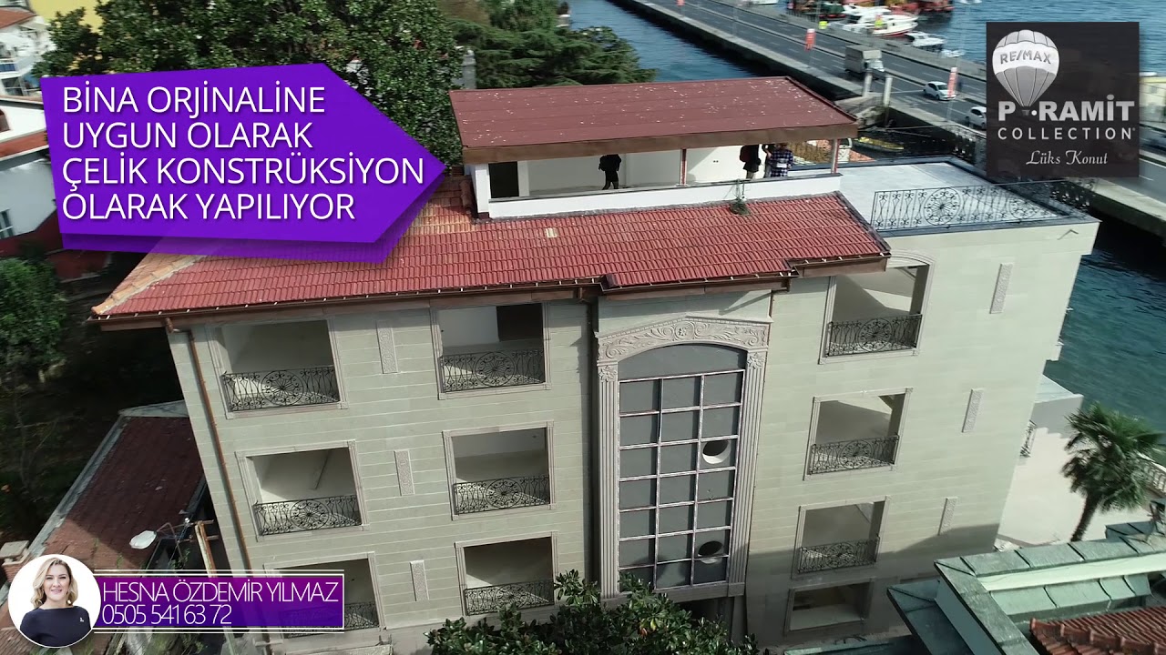REMAX PİRAMİT - Hesna &Ouml;zdemir Yılmaz - Sarıyerde Konut veya Ticari Kullanıma Uygun Yol Yalısı