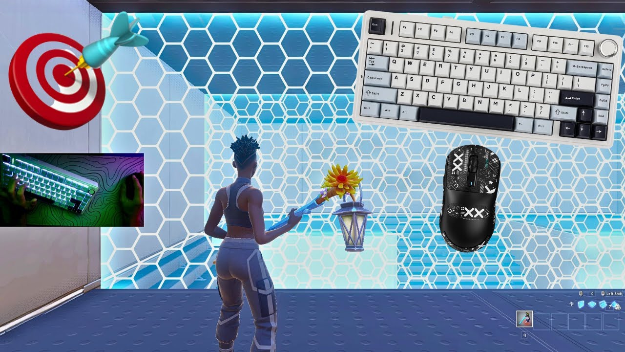 Fortnite 2v2 Piece Control😍 AULA F75 ASMR💤