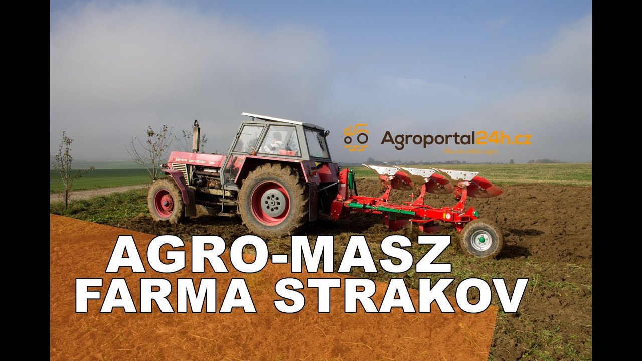 Pluh a podmítač AGRO-MASZ na Farmě Strakov u Litomyšle