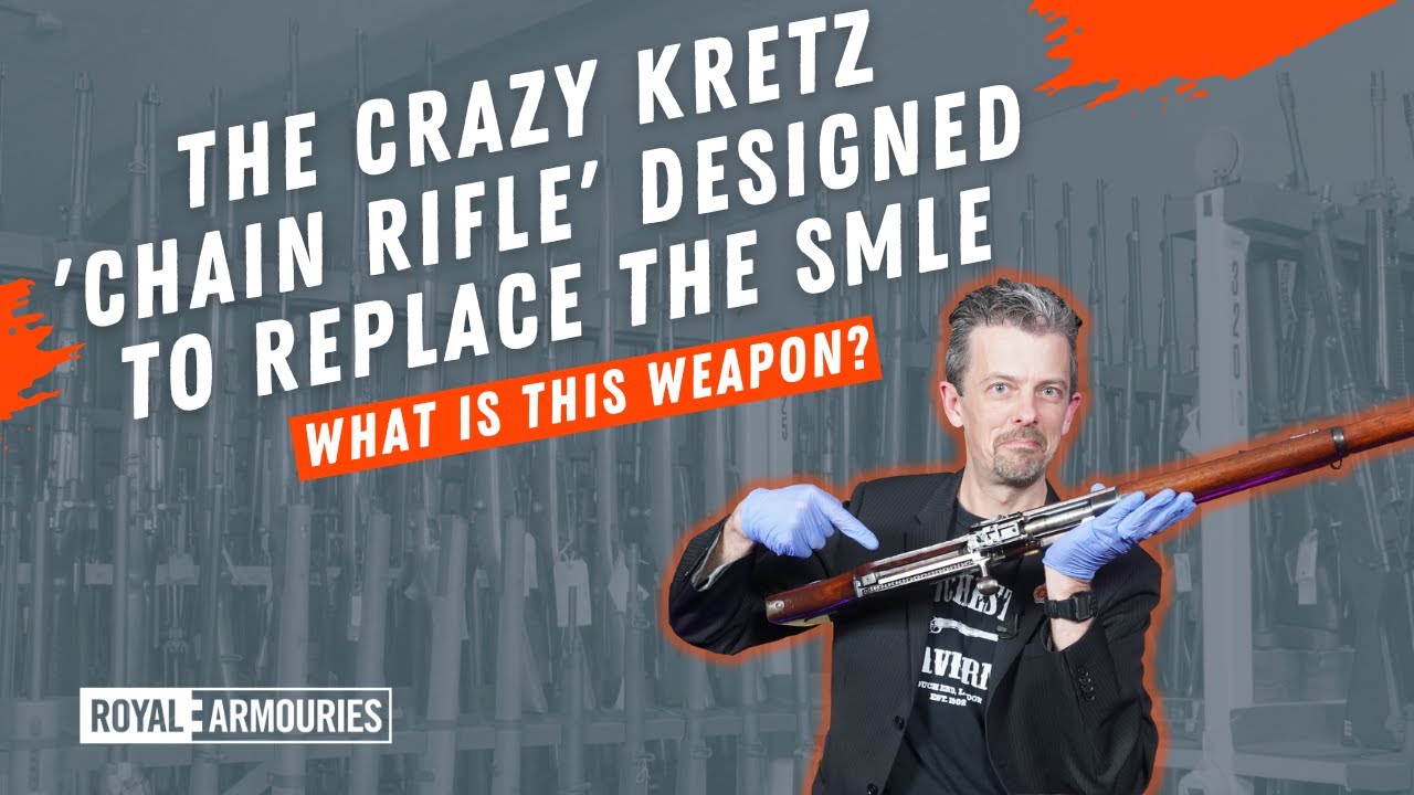 The bizarre Kretz bicycle chain rifle with firearm and weaponry expert, Jonathan Ferguson