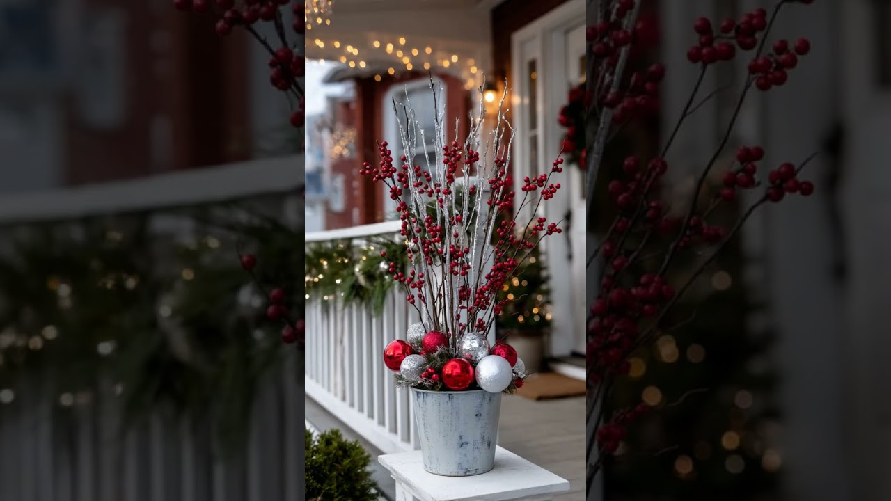 15 Christmas Decor Ideas For Front Porch Diy (Budget-Friendly & Beautiful)