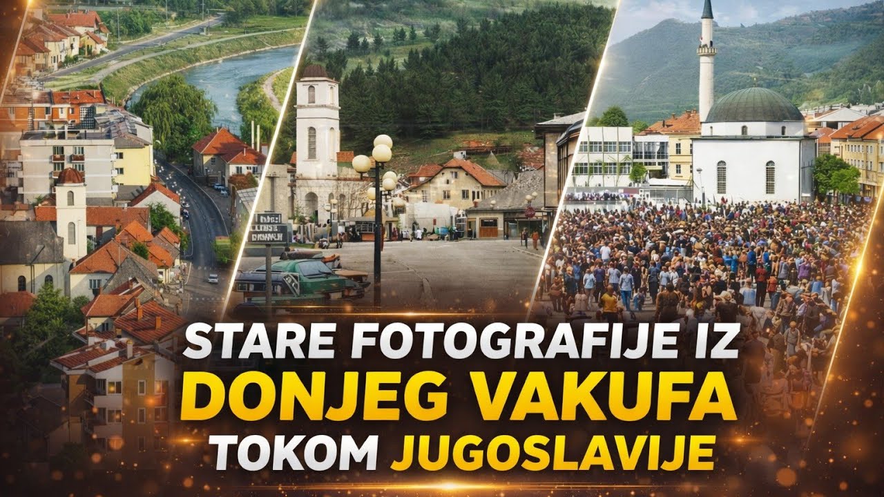 Ovako je Donji Vakuf nekada izgledao – stare fotografije iz Jugoslavije 😊