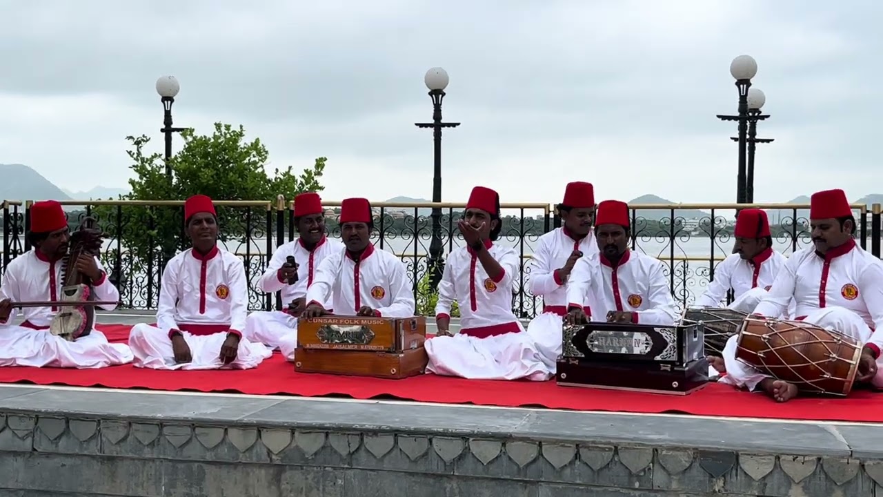 🙏💯🔥Sufi song 🎧 jagmandir Island palace Udaipur @gunsarfolkmusic #youtubevideo @KiranBhati-p2j 