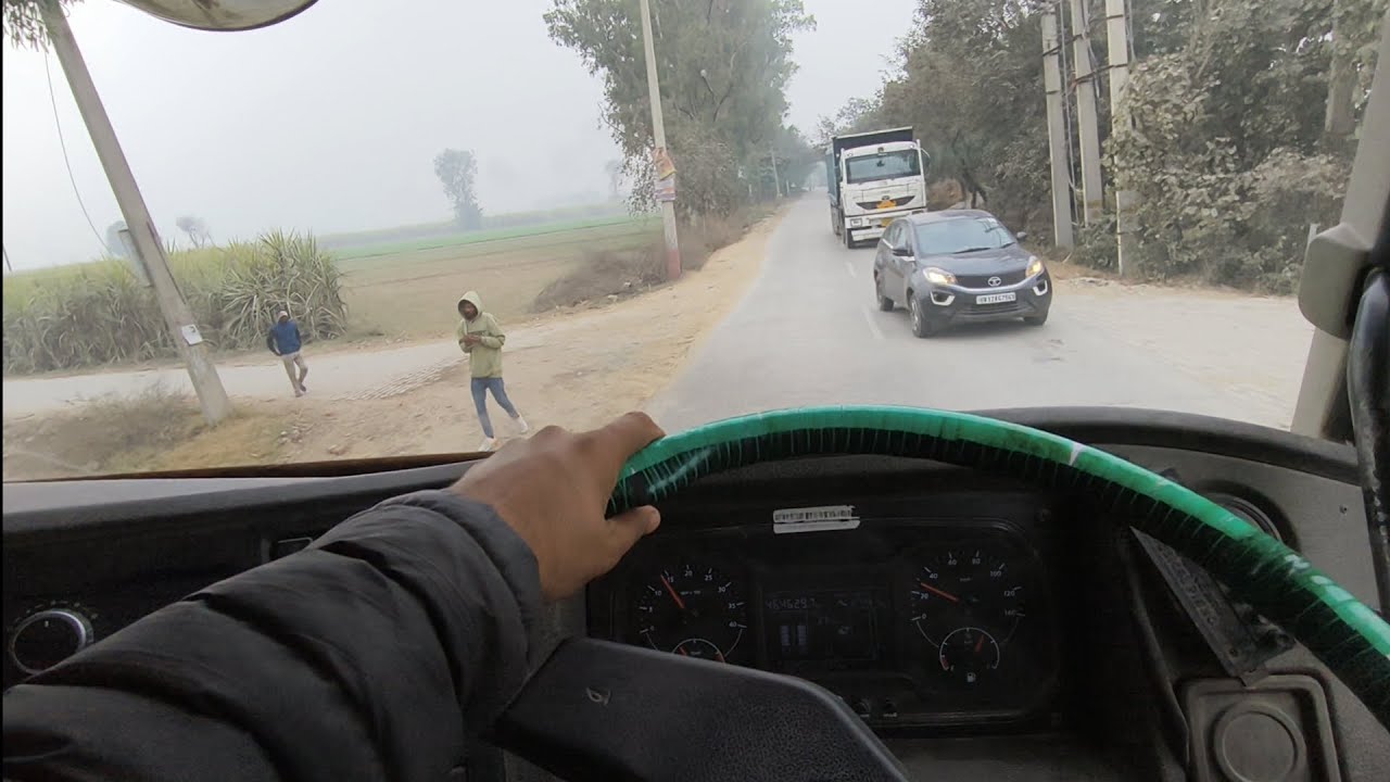 Long Relaxing Truck Driving | Pure Engine Sound