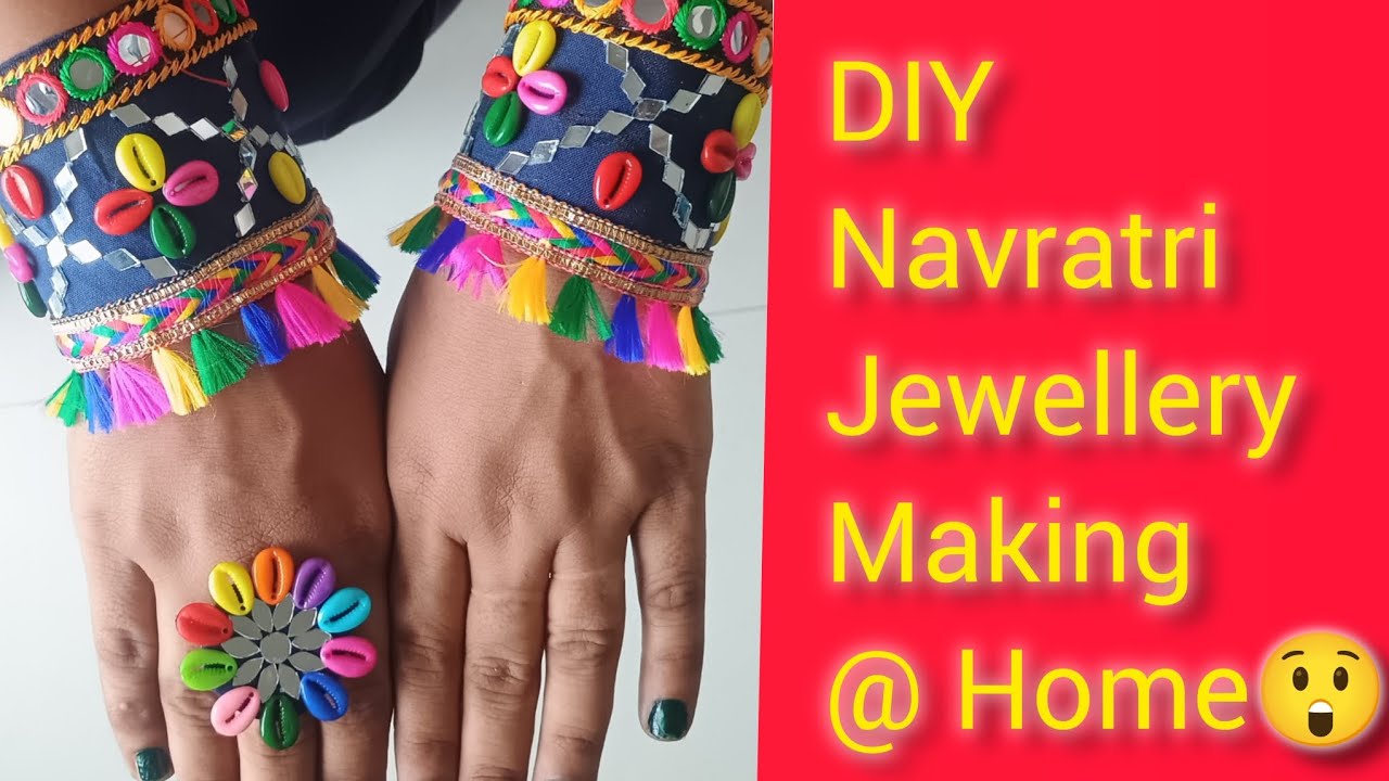 Navratri special Ornaments 2025 | Handmade Jewellery for Garba | Navratri Jewellery Making at home 