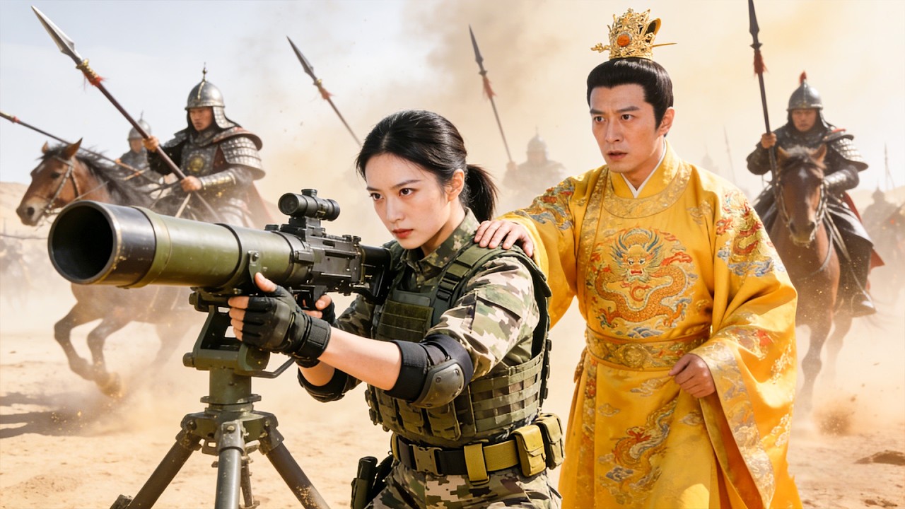 【Full Movie】現代少女誤入古代戰場，用一項科技瞬間擊敗十萬大軍，全軍看呆！