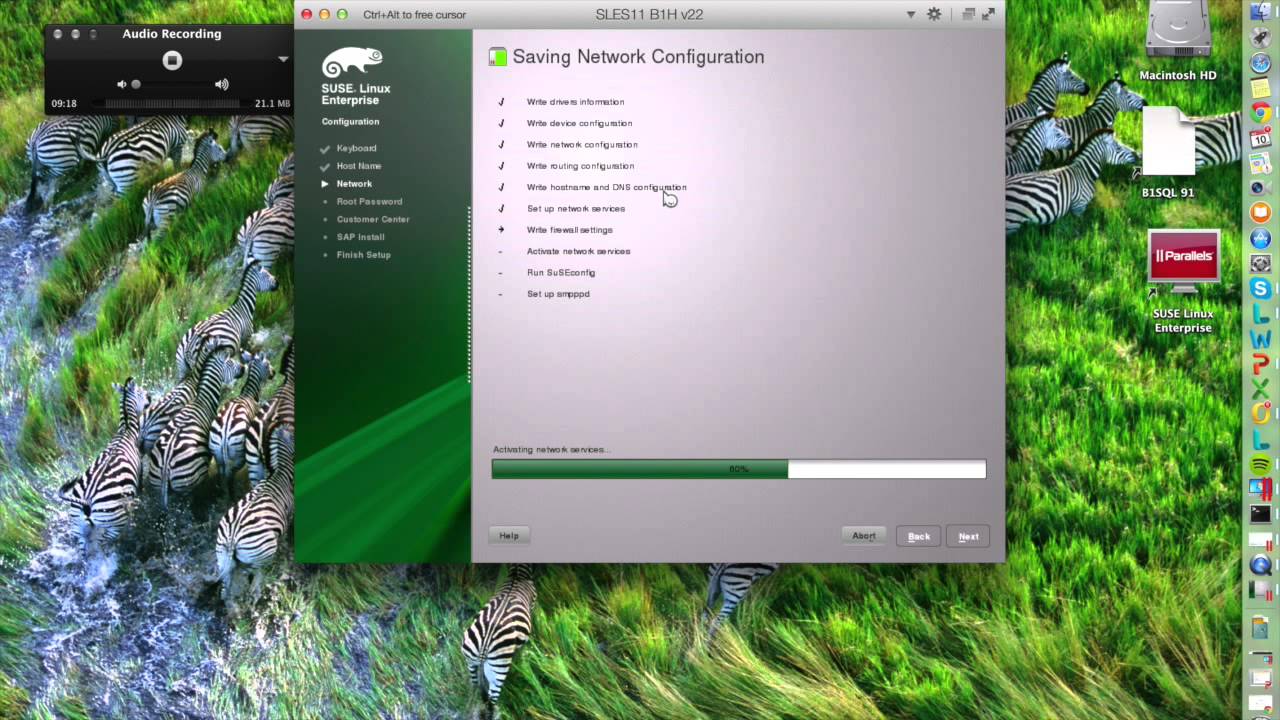 B1 on HANA - Suse Linux Installation (spanish)
