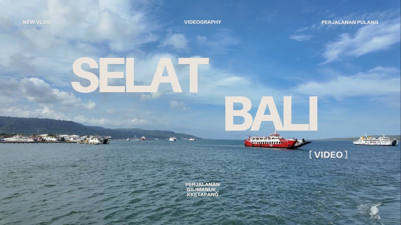 View selat bali dr kapal 