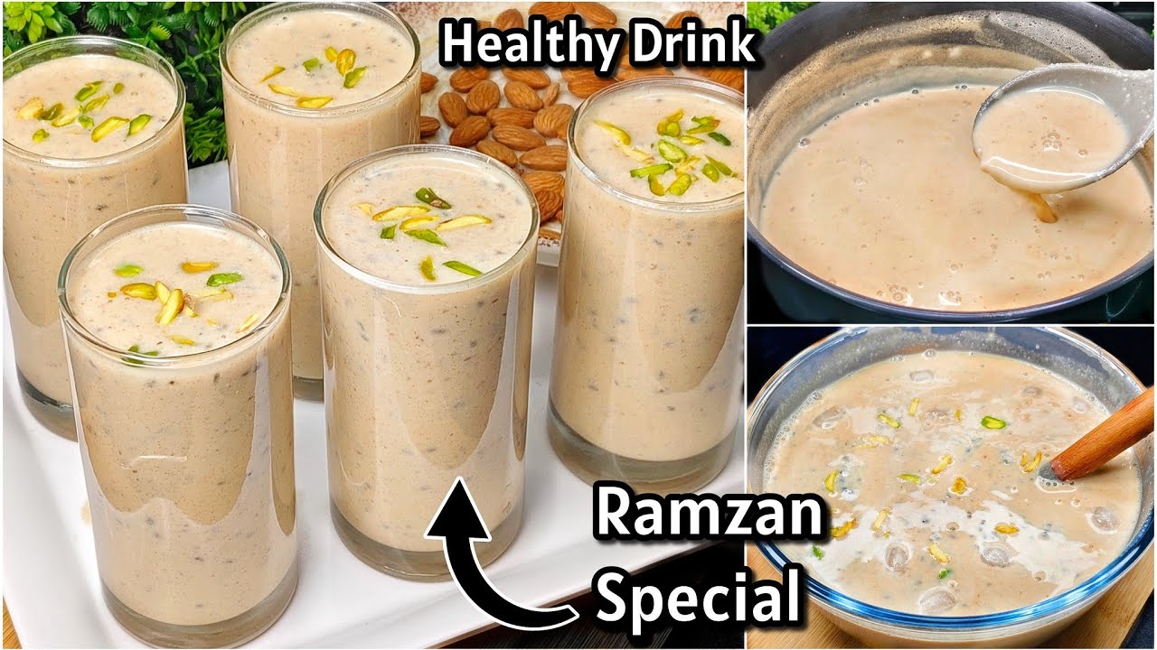 Ramadan Special Drink | Healthy Creamy Energy Drink Recipe | Ramzan Special Iftar Recipes 