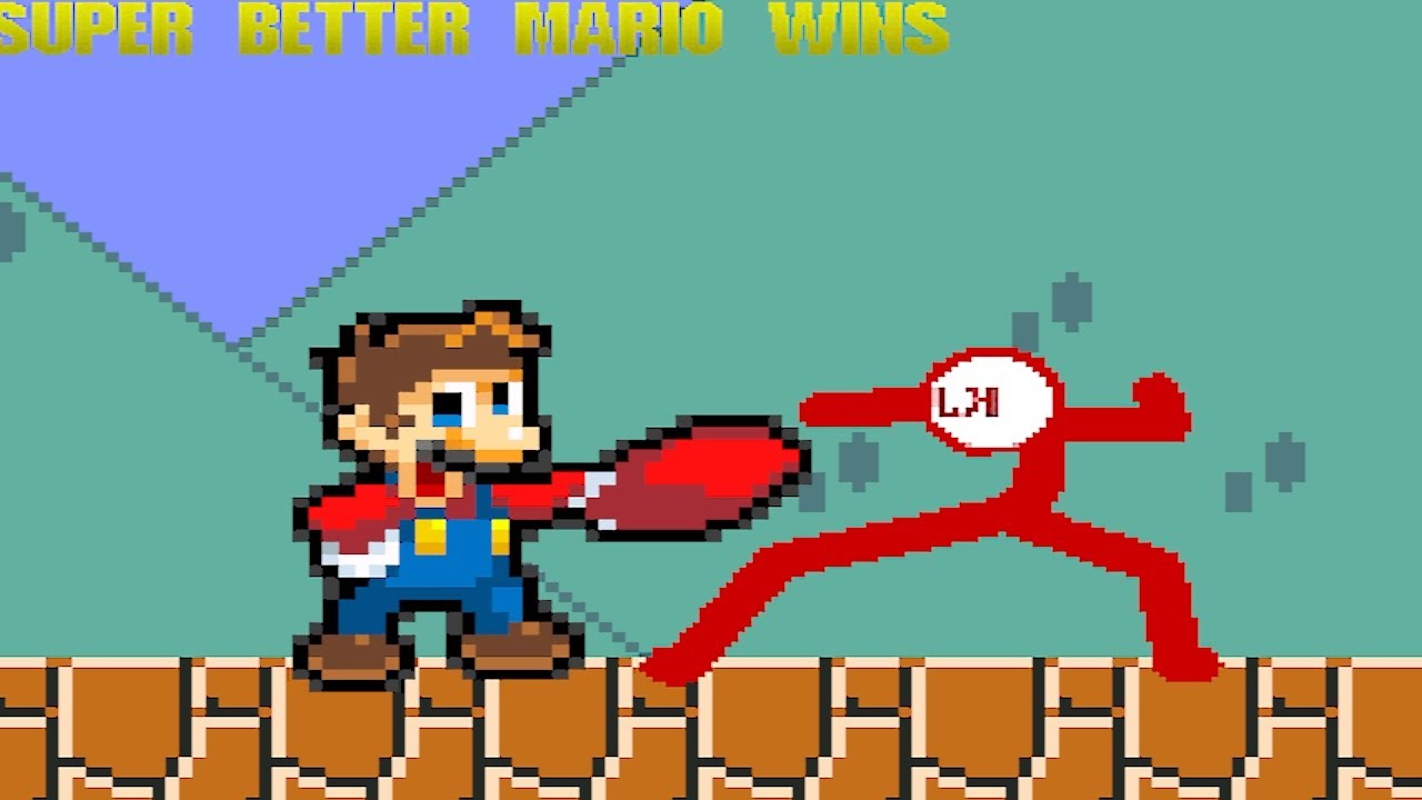 Super Better Mario  &  KJ Team-up  in  Survival Mode