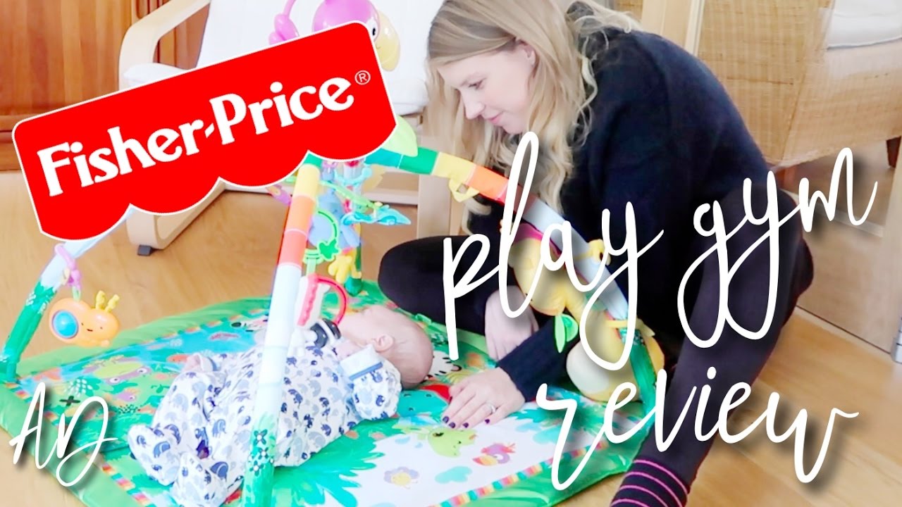 FISHER PRICE ® RAINFOREST™ MUSIC & LIGHTS DELUXE GYM REVIEW #AD