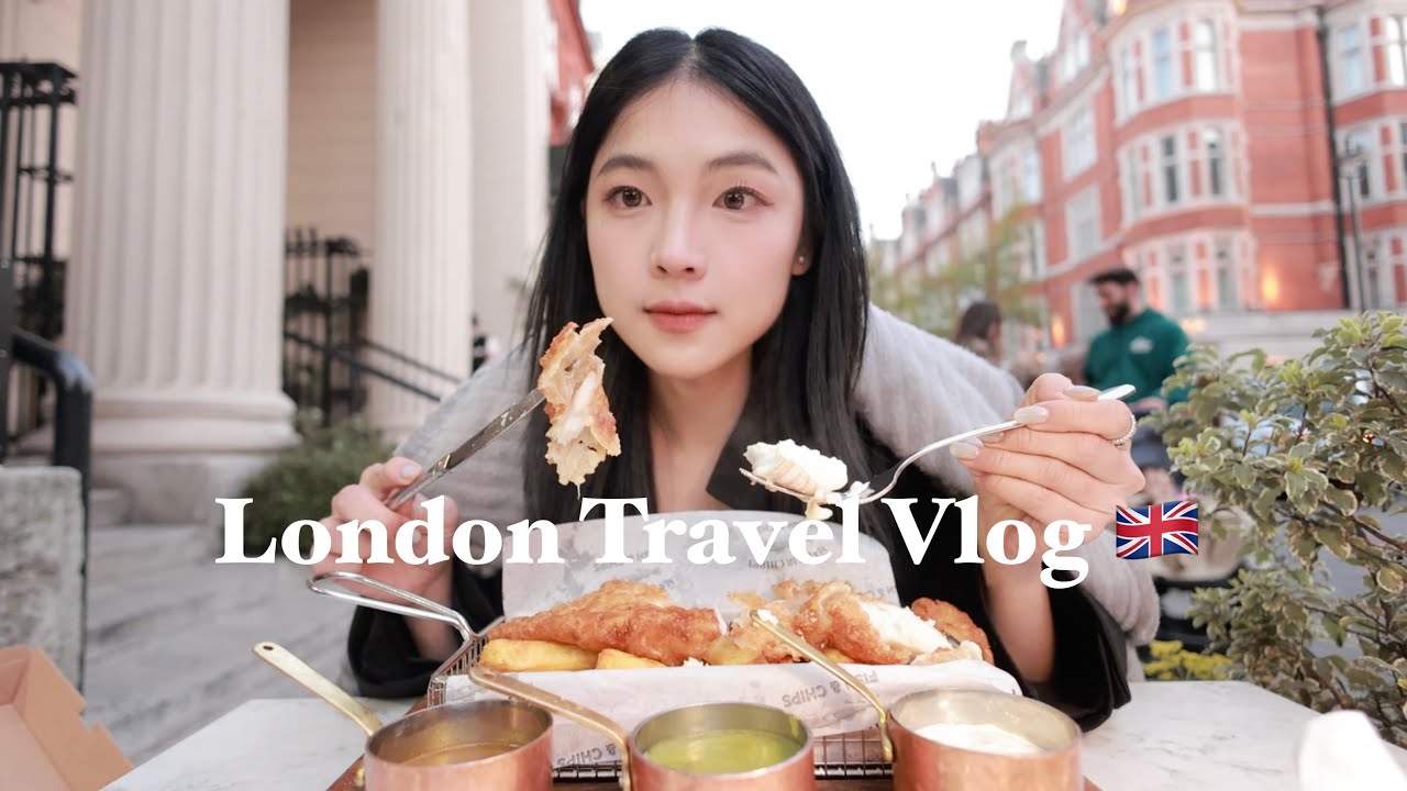 LONDON Travel Vlog 2025 🇬🇧 The Best Things I Ate in London