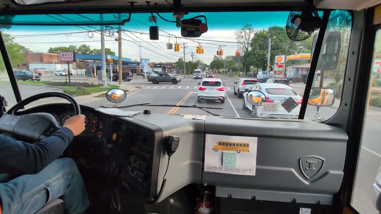 Ride To School on bus 348 (took a different way - sub driver)