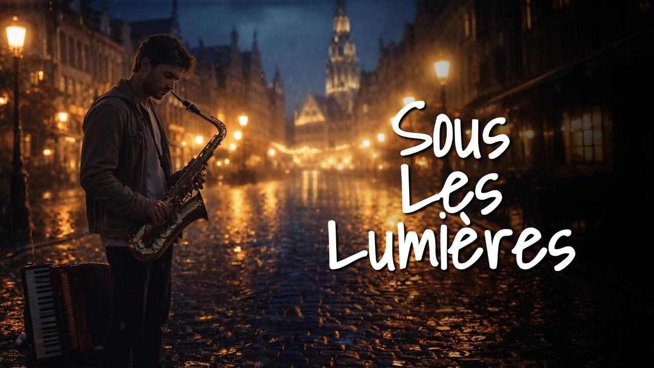 Sous Les Lumières — Lyrics Video | Belgian French Pop Vibes