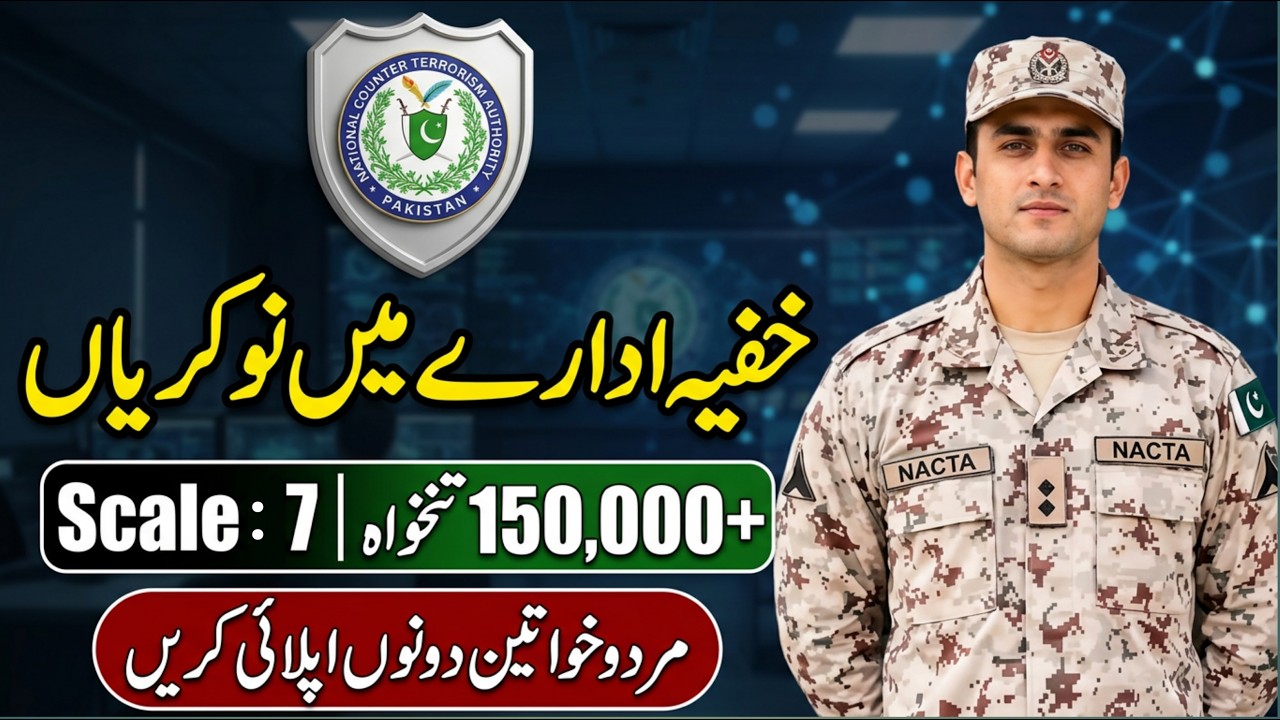 National Counter Terrorism Authority Jobs 2026 | New Jobs in Pakistan Today