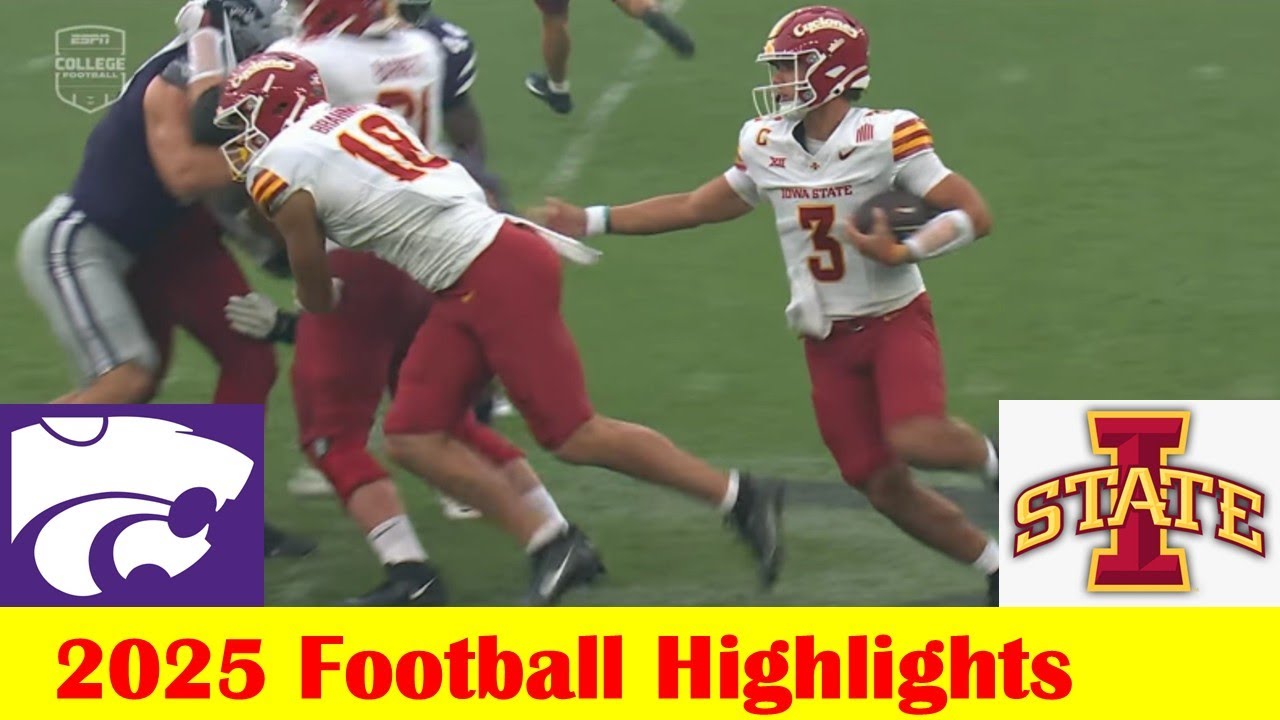 #22 Iowa State vs #17 Kansas State Football Game Highlights 8 23 2025