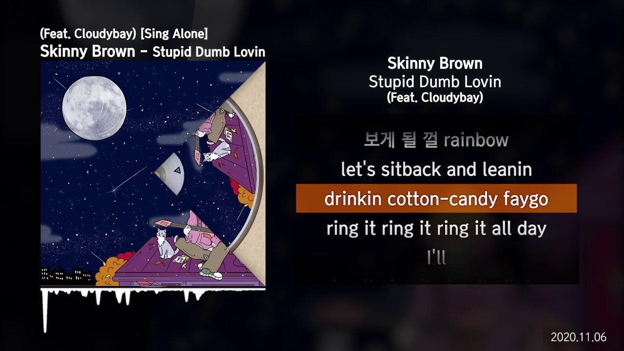 Skinny Brown - Stupid Dumb Lovin (Feat. Cloudybay) [Sing Alone]ㅣLyrics/가사