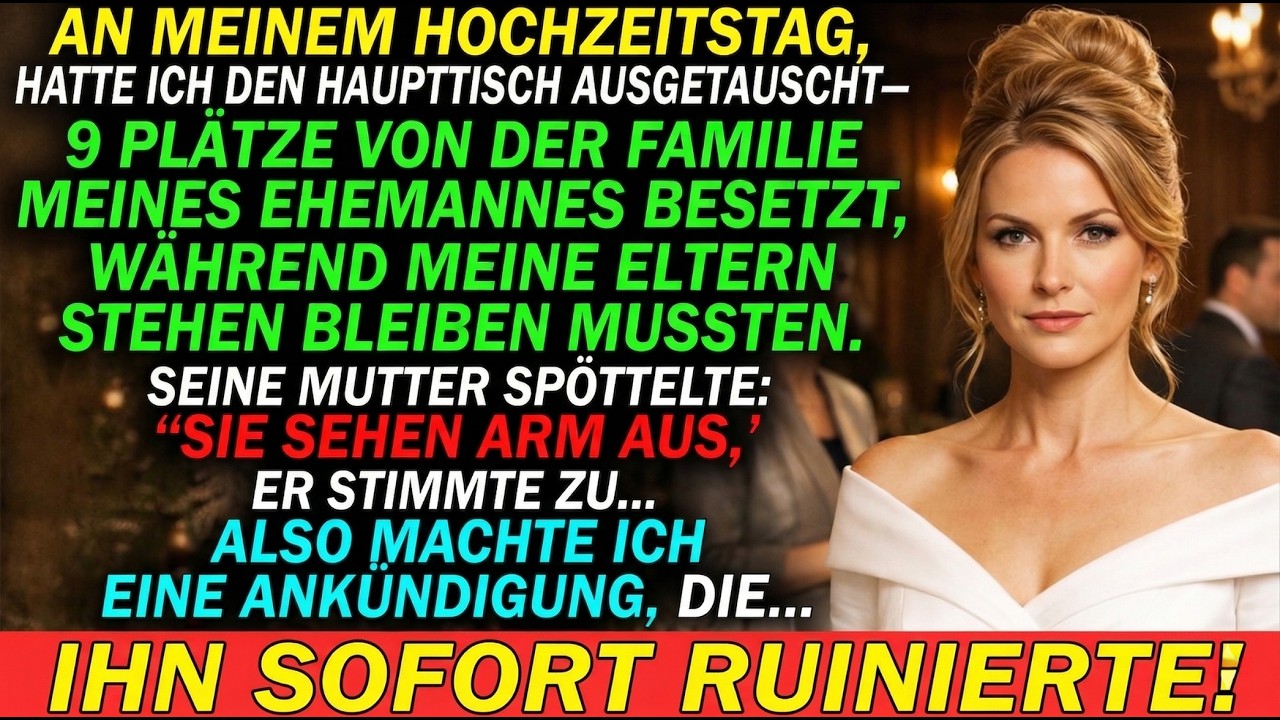 Seine Familie &uuml;bernahm meine Hochzeit &ndash; meine Eltern standen nur da, bis ich das Mikro nahm
