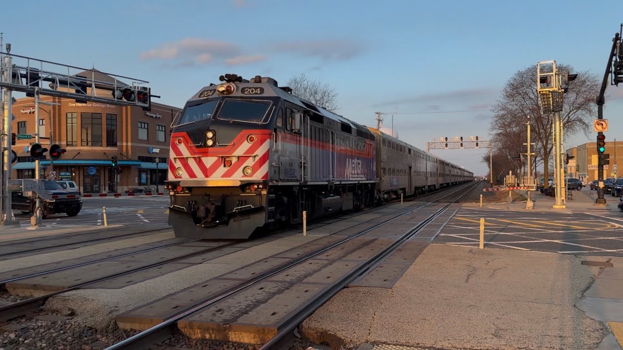 The Complete Metra Evening Rush Hour At LaGrange Road On March 9, 2026 