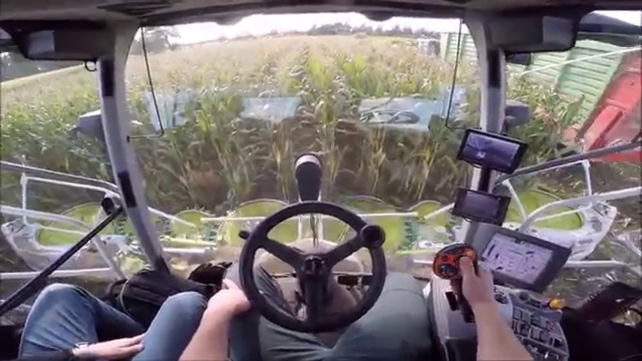 CLAAS JAGUAR 980 driving from the GoPro view *HD*