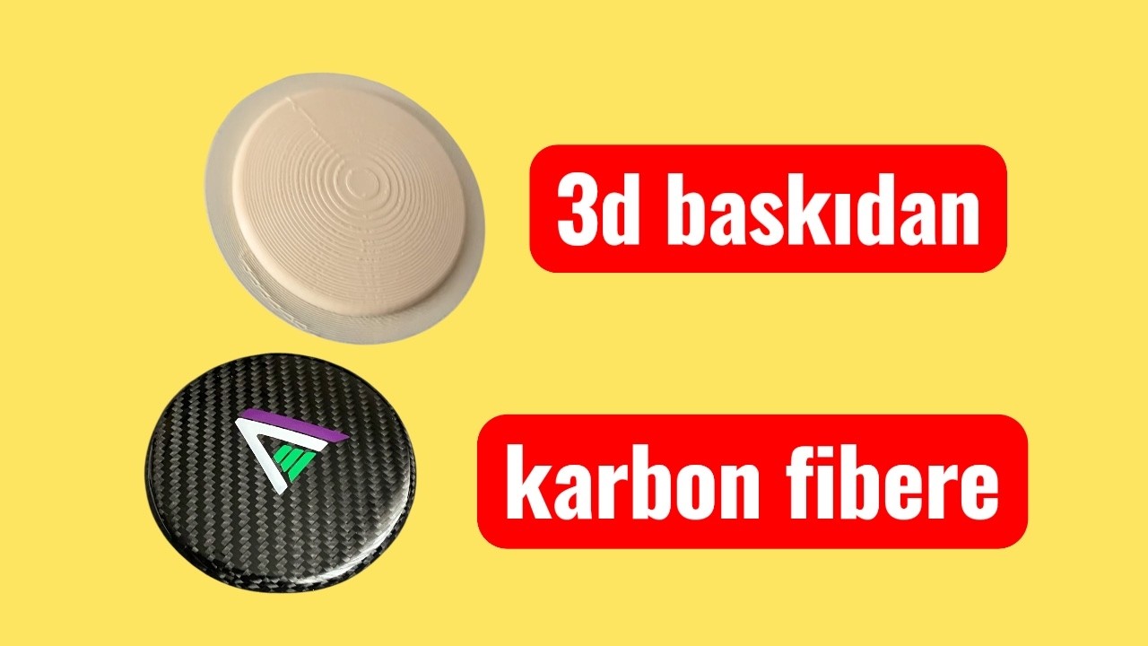 3d Baskıdan Karbon Fibere - Kalıp Maliyeti Yok ! - 3d Print to Carbon Fiber