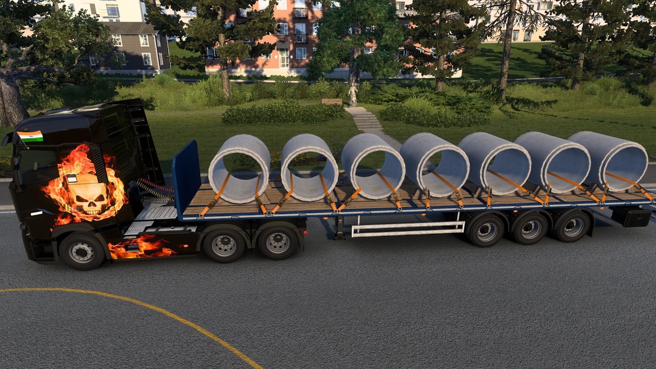 ETS2 — Эпизод 117 — Из Ниццы, Франция, в Эвору, Португалия. Часть 1 — Объяснение изменений в обно...