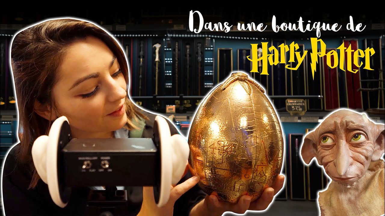 ♡ ASMR  - Seule dans une boutique Harry Potter ♡