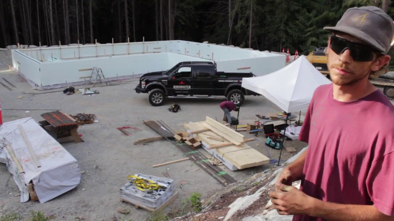 Insulated Concrete Form Monopour Installation
