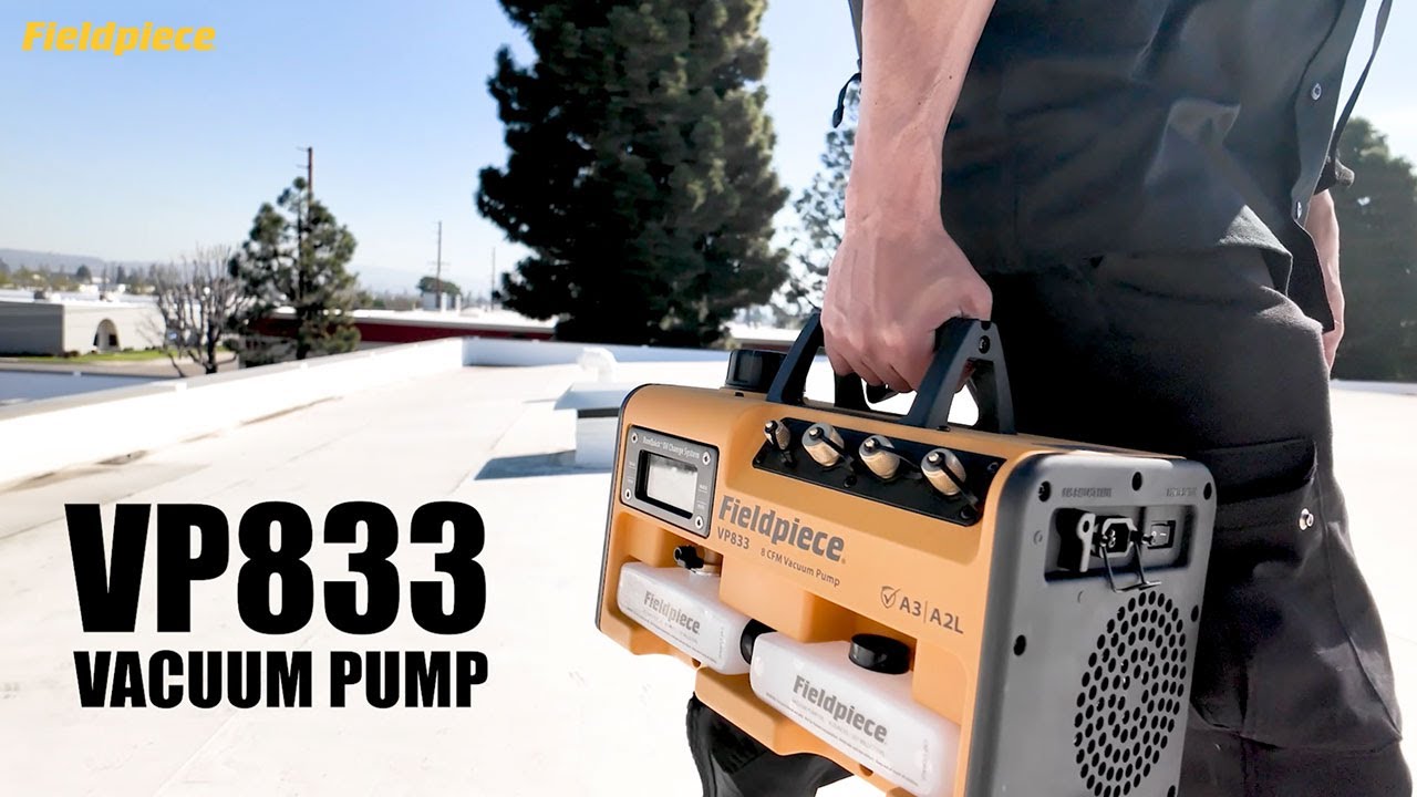 VP833 Vacuum Pump: Safe, Fast, and Future-Proof Performance for HVAC Pros | A3, A2L, and A1