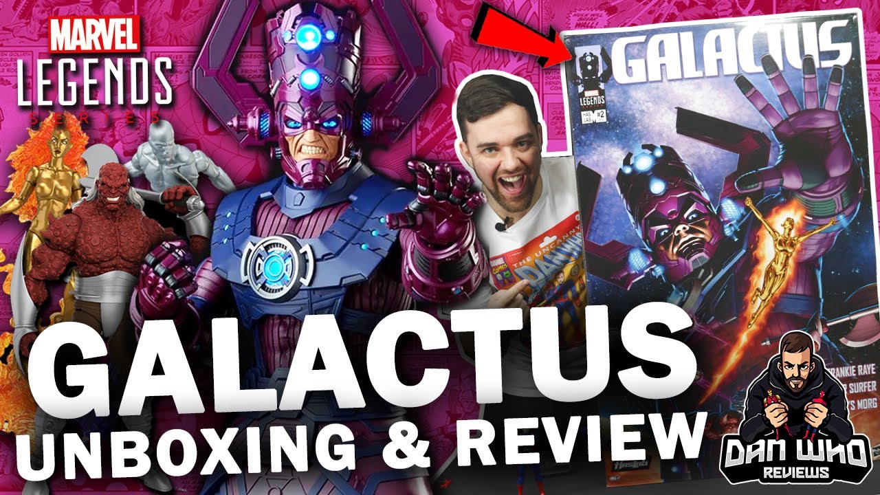 MARVEL LEGENDS HASLAB GALACTUS UNBOXING & REVIEW!!!