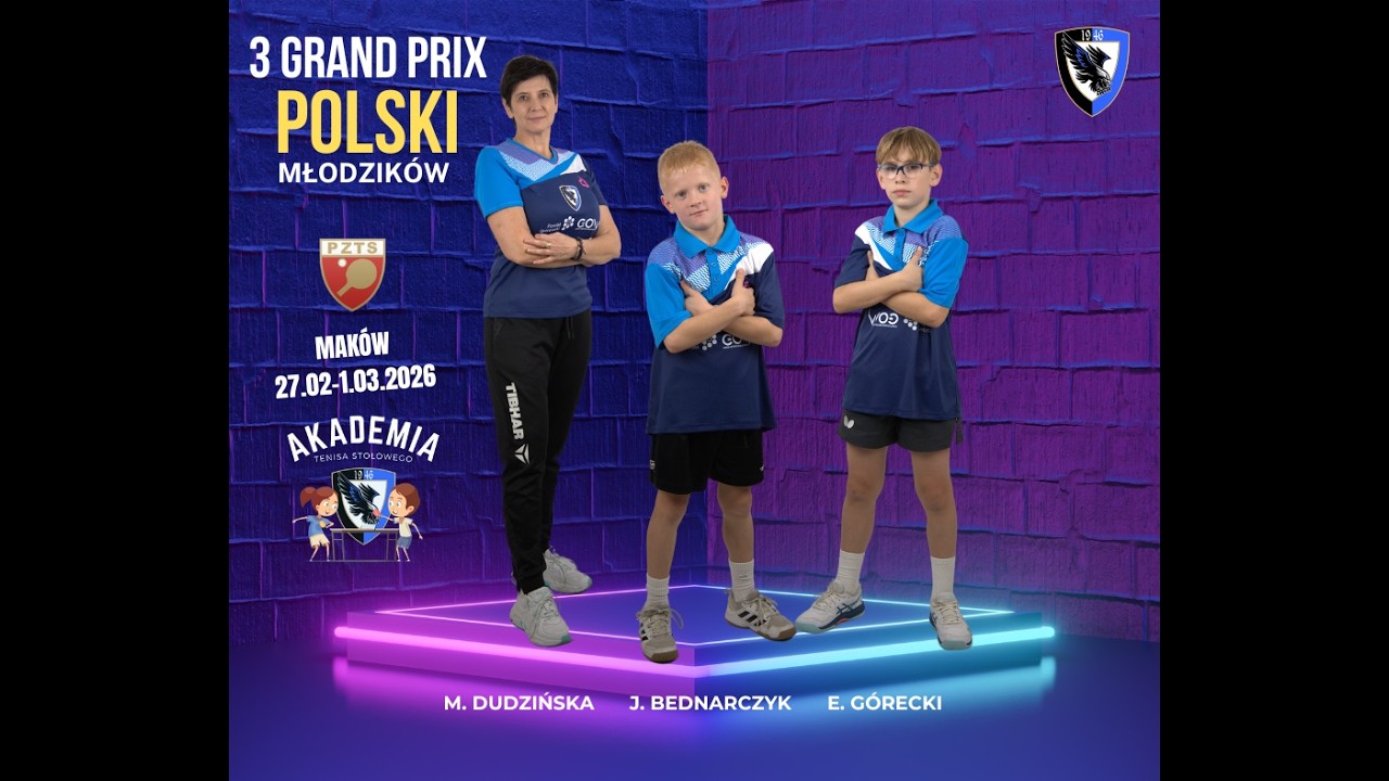 Kam 1: 3 Grand Prix Polski młodzików - Maków 27.02-1.03-2026 - część 1