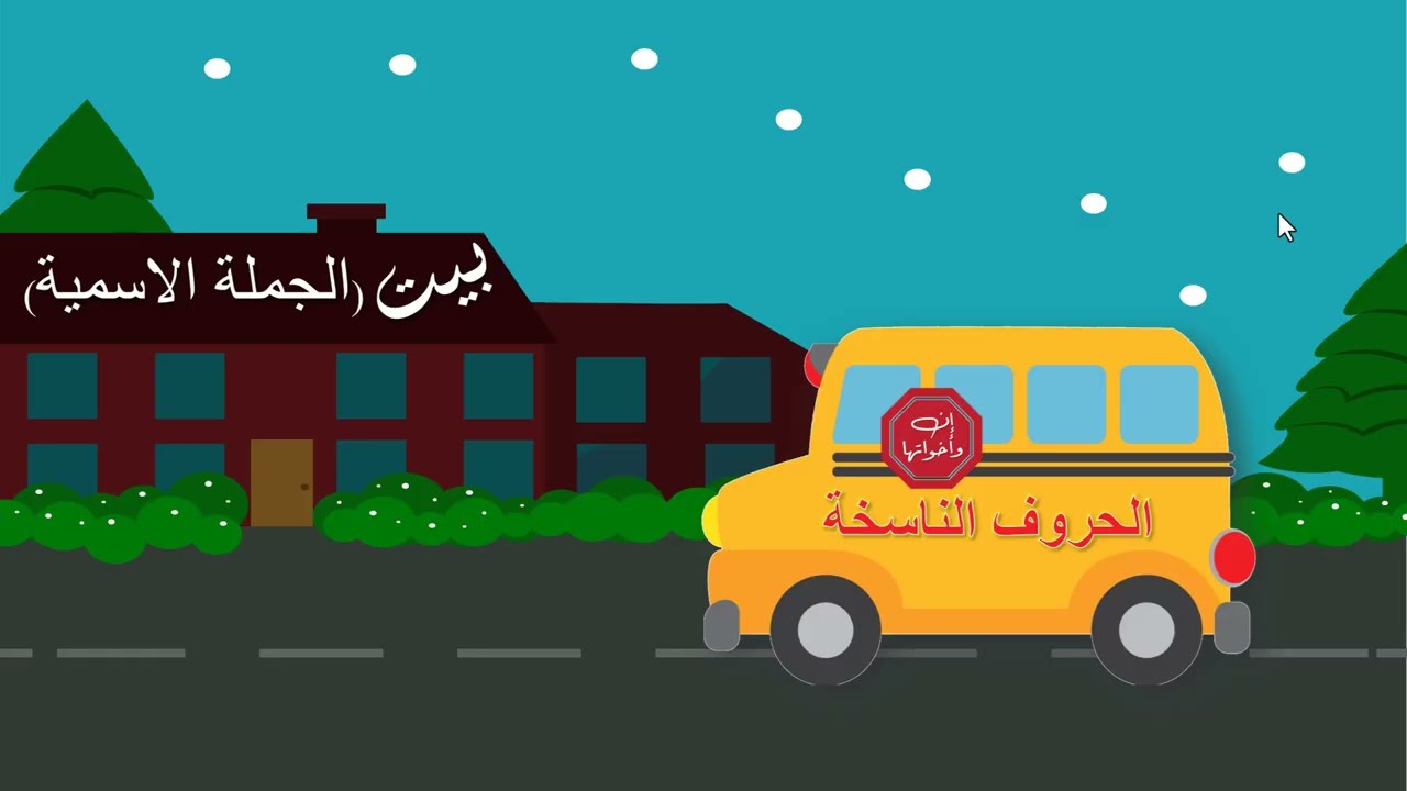 الحروف الناسخة إن وأخواتها | نحو الصف السادس الابتدائي | اللغة العربية المنهج الجديد | أ/ سارة ياسين