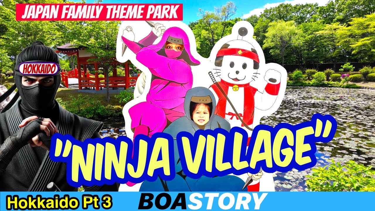 Ninja Village in Hokkaido, Japan - Noboribetsu Date Jidai Village