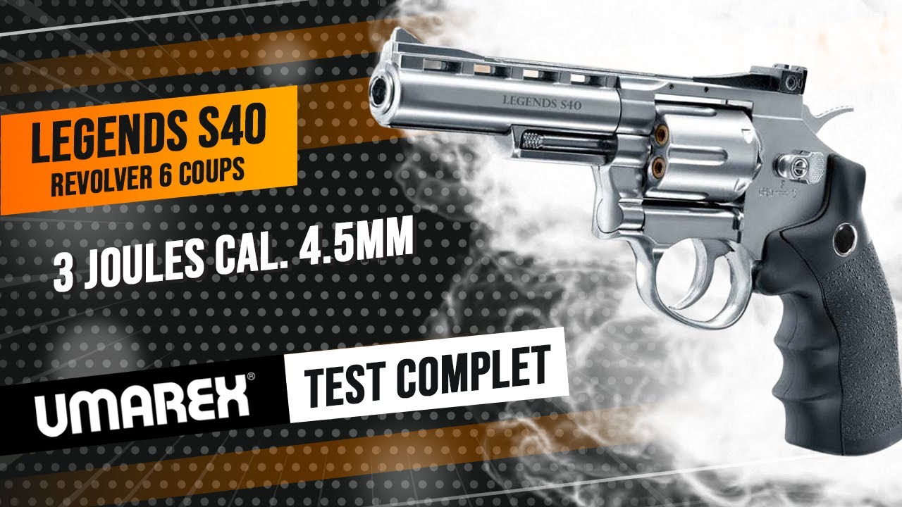 Legends S40 cal 4.5mm : le best seller des revolver Umarex en 4 pouces