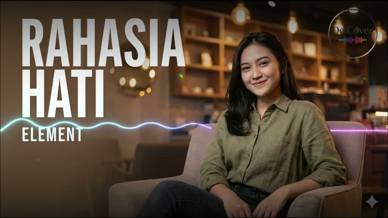 ELEMENT - RAHASIA HATI Video Lirik Versi Akustik Biola By De Cover Syahdu Cocok untuk Cafe 2026