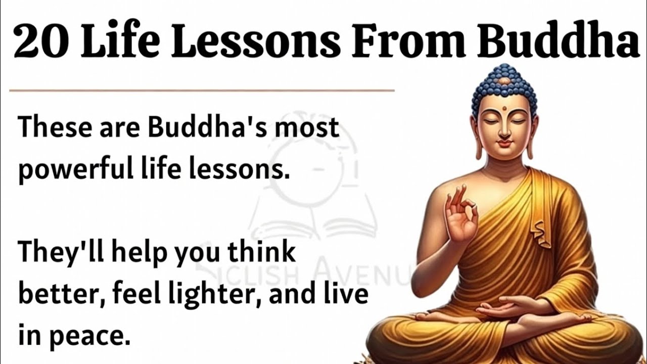20 Life Lessons From Buddha || Graded Reader || Improve Your English Fluency || TaleTrove Stories...