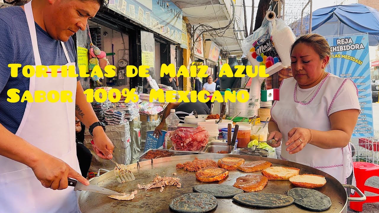 Con Maíz Azul: Gorditas, Sopes y Más en el Zócalo 🇲🇽#food#mexico#cdmx#travel #streetfood 