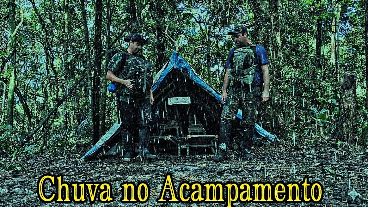 Vivência Mateira último Acampamento do Ano , pernoite na Chuva 
