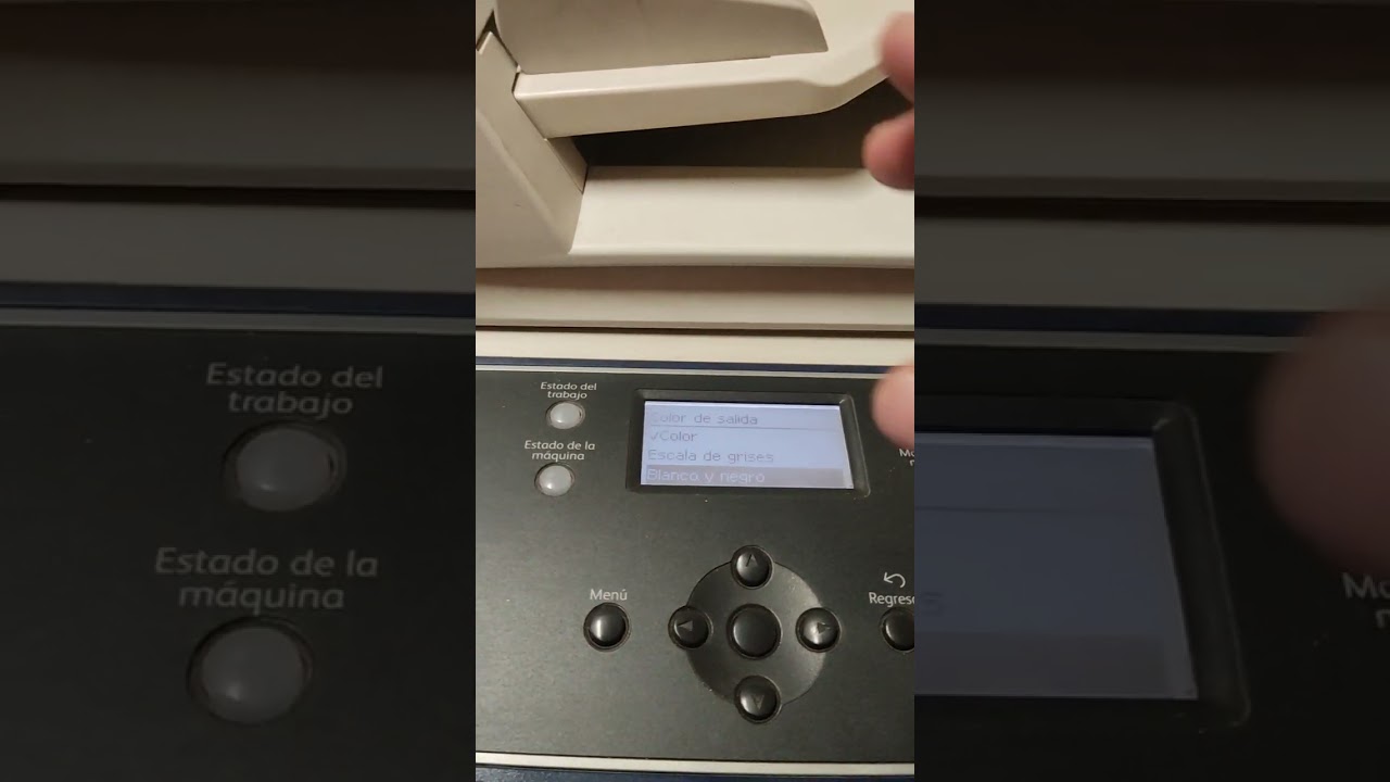 Xerox WorkCentre 3550 menu 