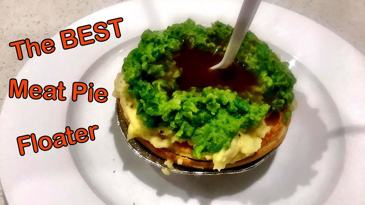 Garlo's Pies with Pea, Potato Mash and Gravy. The best Pies ever!