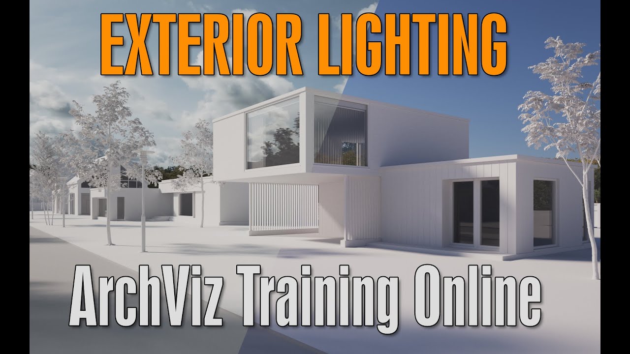 Evermotion ArchViz Training Online - Chapter 02 - V-Ray Exterior Lighting
