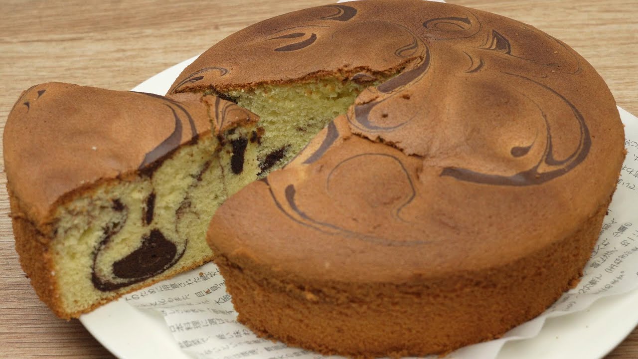 Marble sponge cake , so perfect spongy delicious tea cake recipe
