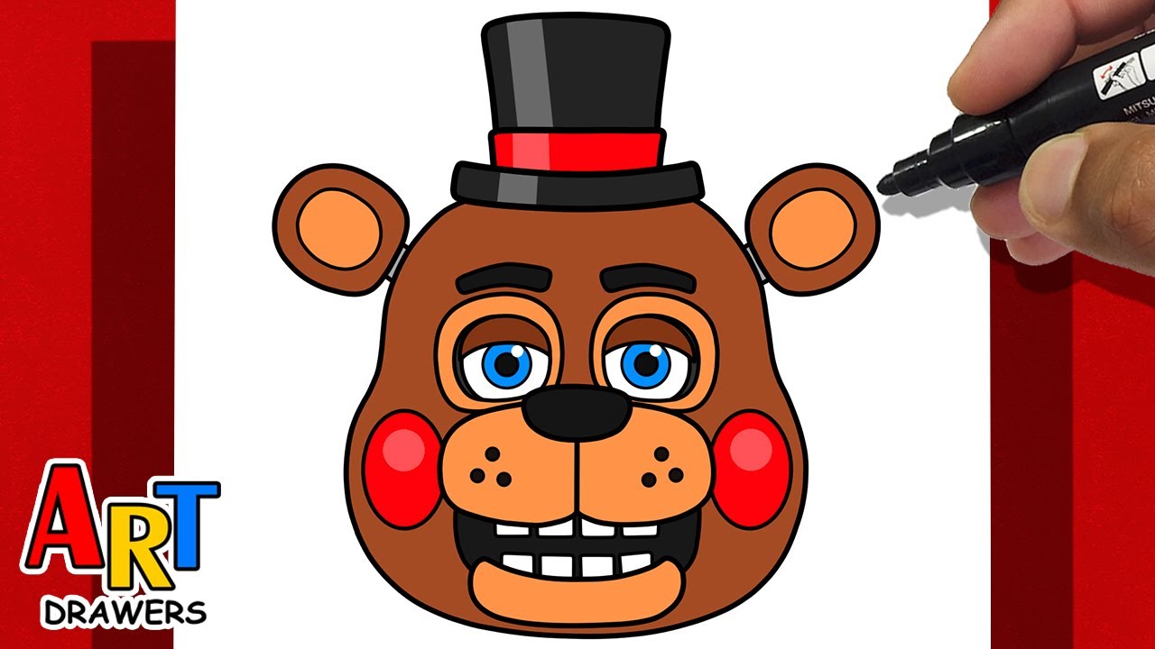How To Draw Toy FREDDY | Five Nights at Freddy's 2 | FNAF Step By Step ( MOVIE )