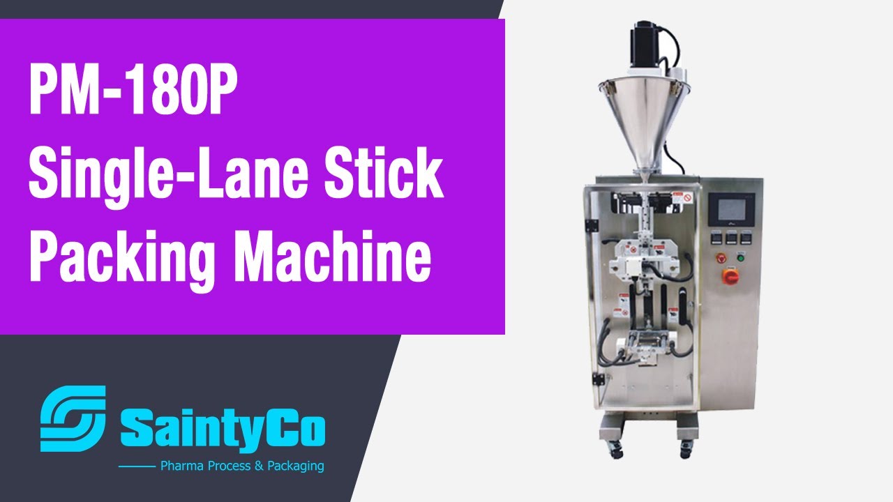 PM 80P/180P Single Lane Stick Packing Machine for Powder